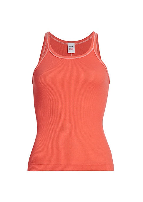 Soft Ribbed Scoop Tank