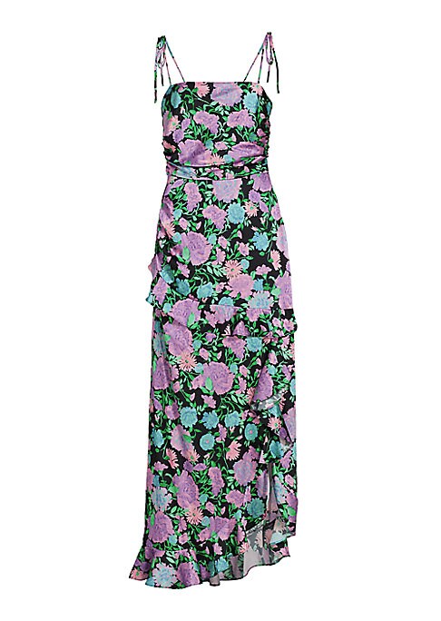Floral Ruffle Midi Dress