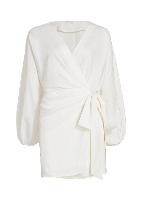 Chic Wrap Mini Dress