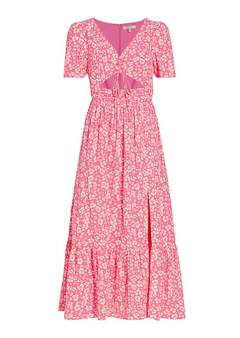 Floral Cut-Out Midi Delight