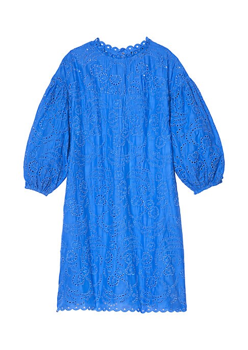 Flower Puff Mini Dress