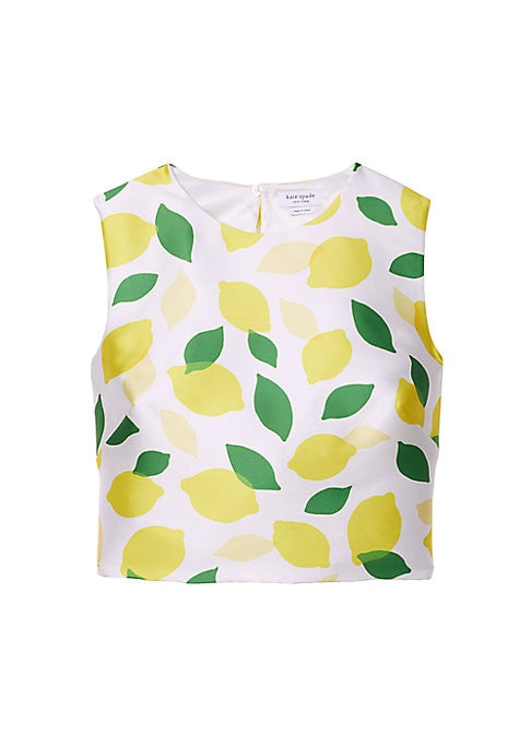 Citrus Charm Crop Top