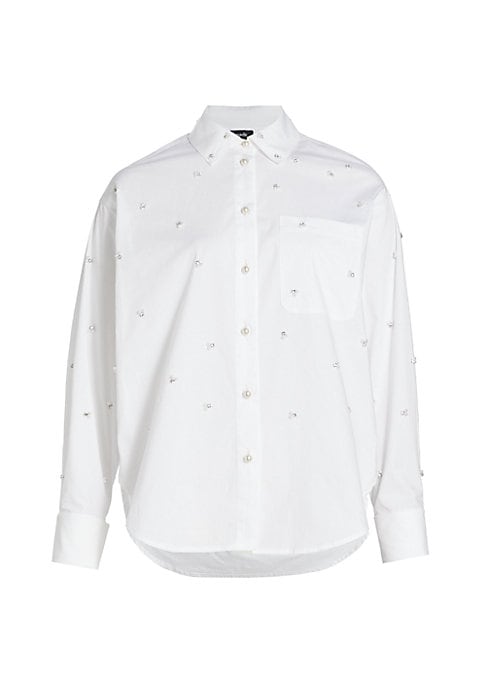 Pearl and Rhinestone Blouse