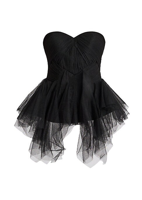 Elegant Tulle Bustier Top