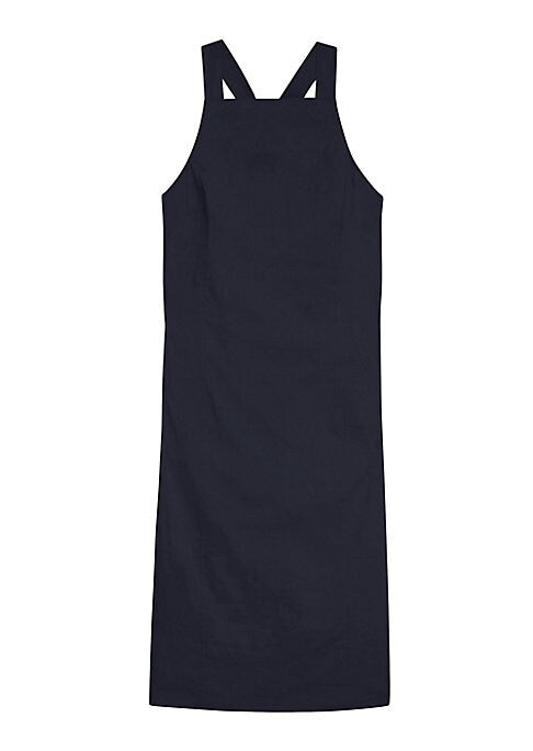 Racerback Linen Midi Dress