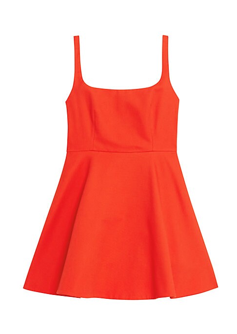 Pleated Flare Dress