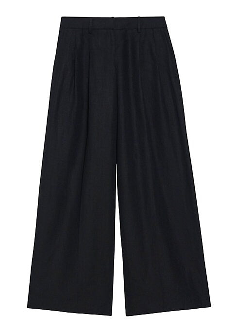 Linen Pleat Pants