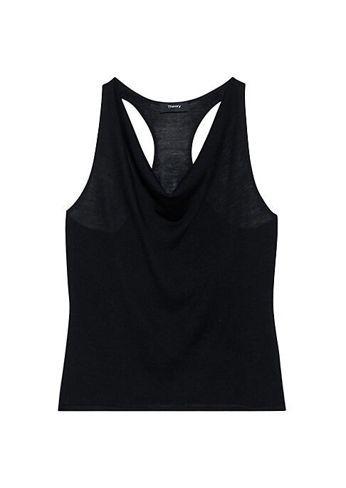 Silk Cowlback Top