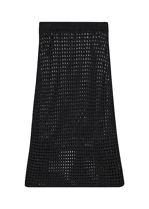 Lustrous Mesh Skirt