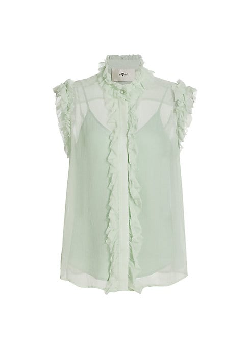 Floral Ruffle Top