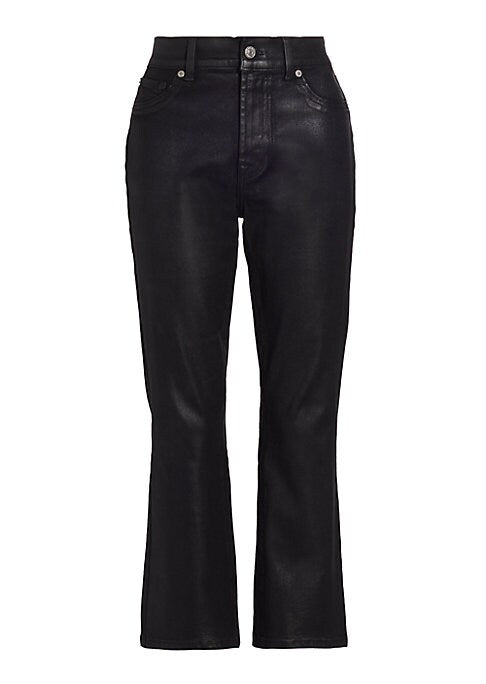 Vegan Leather Kick Pants