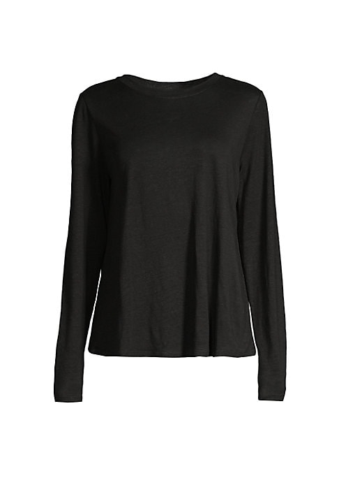 Linen Long Sleeve Top