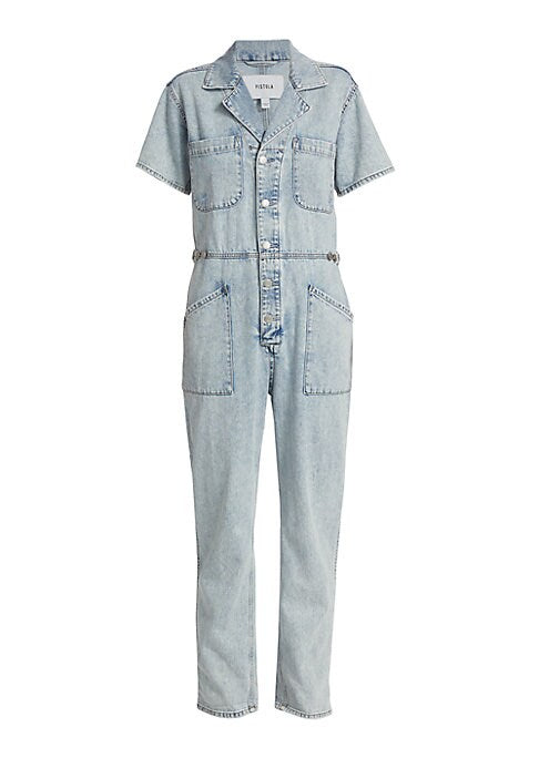 Chic Denim Romper