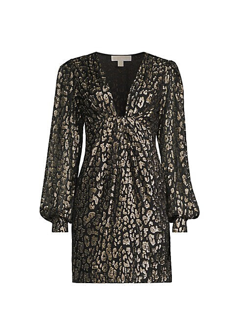 Glam Cheetah Mini Dress
