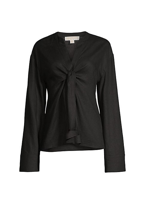 Tie-Front Chic Blouse