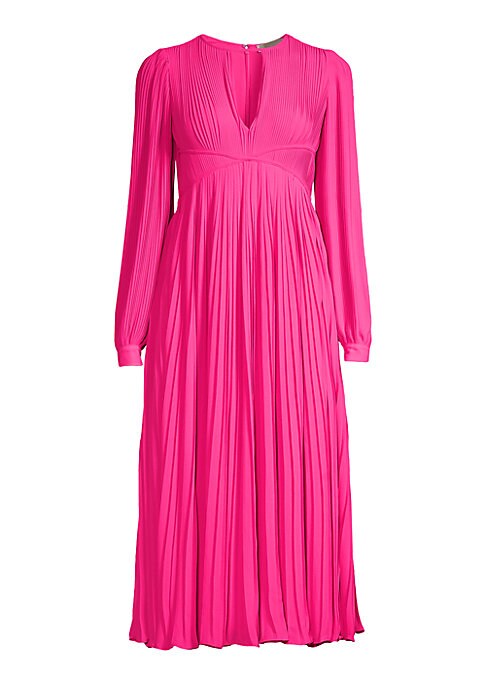 Chic Pleats Midi Dress