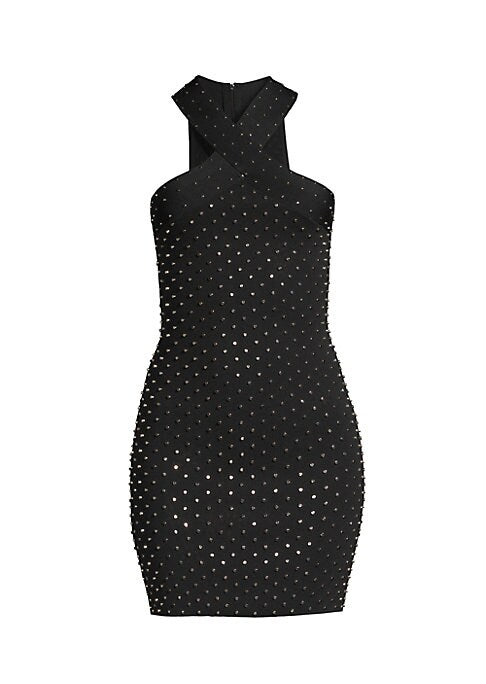 Glistening Crystal Mini Dress