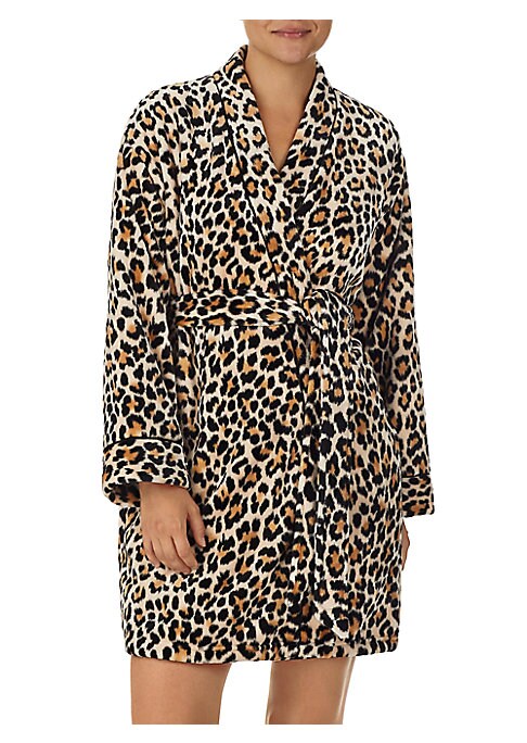 Chic Fleece Wrap Robe