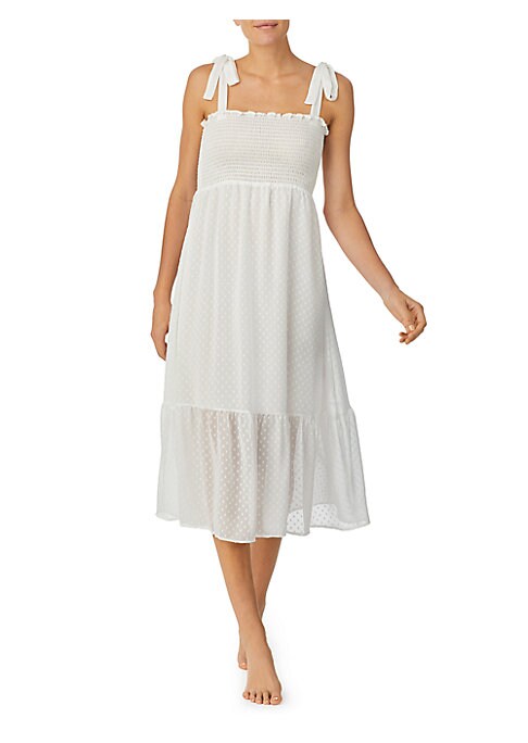 Charming Dotted Sleep Dress