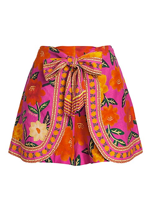 Floral Breeze Tapestry Shorts