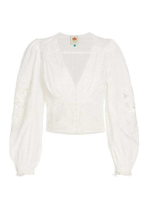 Lace Panel Blouse