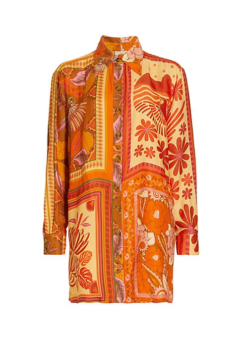 Boho Chic Scarf Blouse