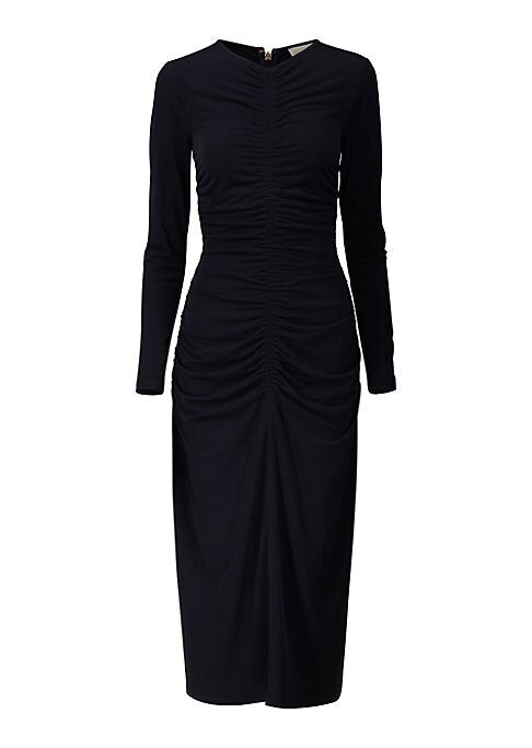 Ruched Midi-Length Elegance