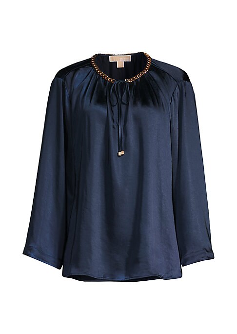 Glamour Chain Satin Top