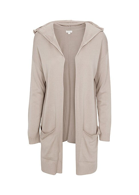 Cozy Hooded Knit Cardigan