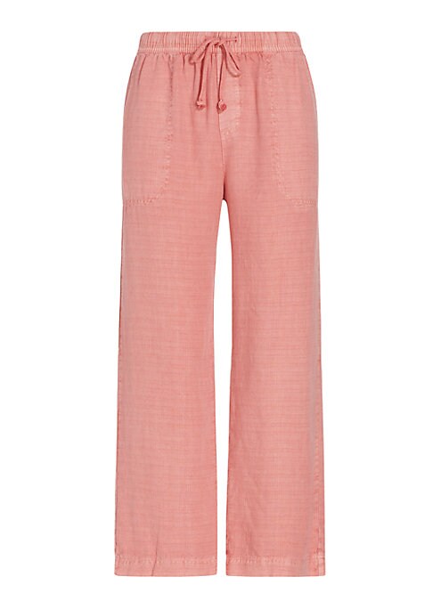 Chic Drawstring Cropped Pants