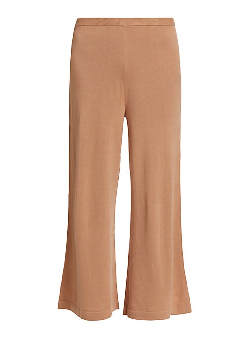 Cozy Wide-Leg Knit Pants