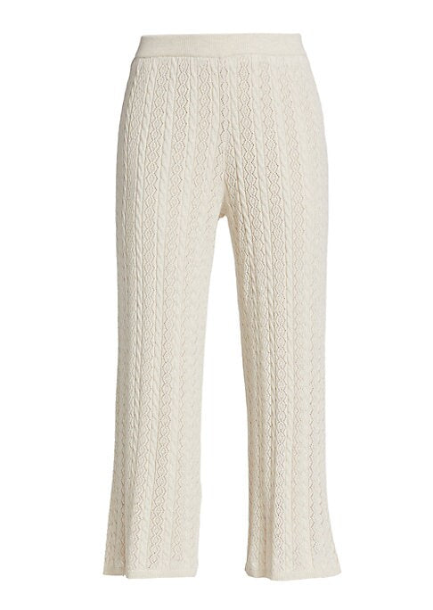 Crochet Cotton Capri Pants