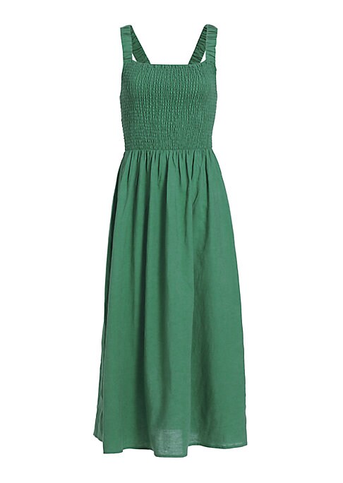 Breezy Smocked Midi Dress