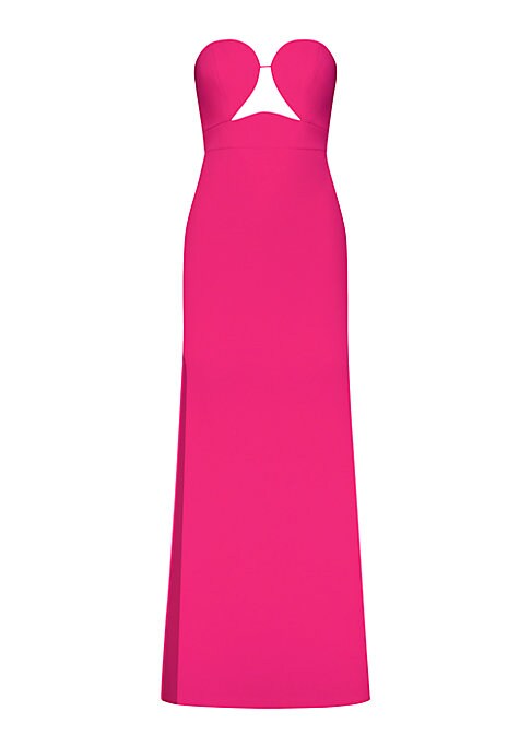 Sleek Cut-Out Gown