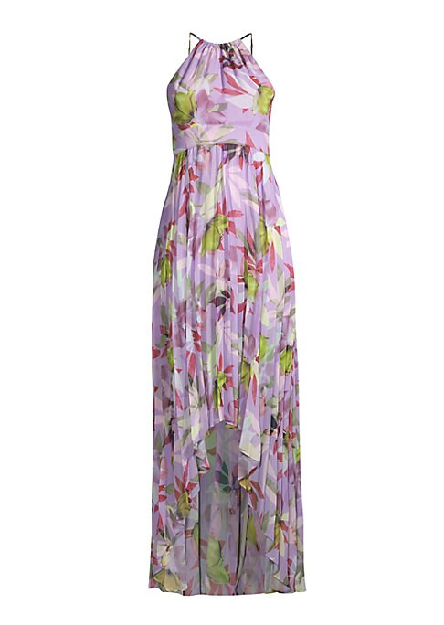 Floral High-Low Dress