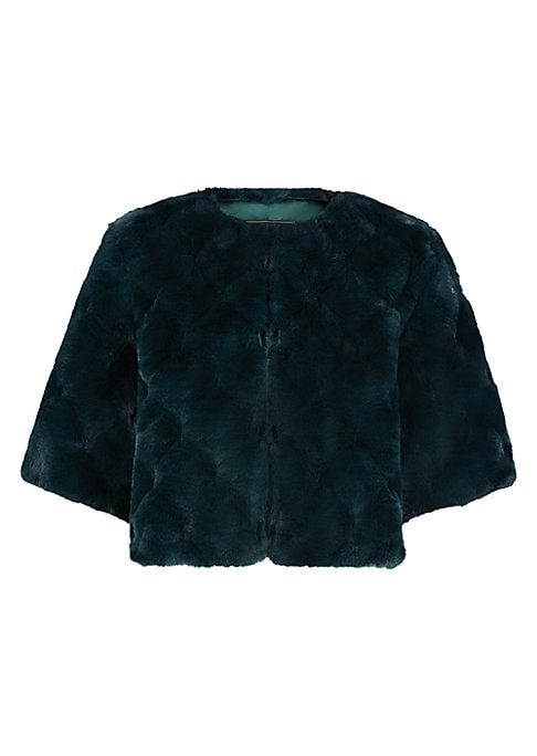 Plush Diamond Shrug