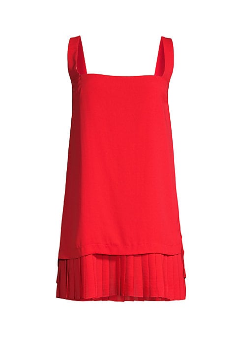 Chic Pleat Shift Dress