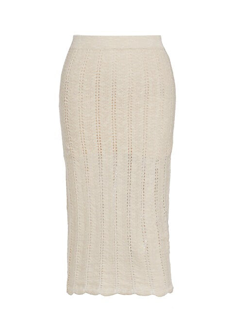 Knit Elegance Midi Skirt