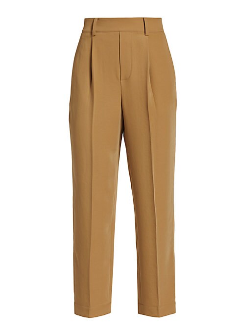Cropped Elastic Taper Pants