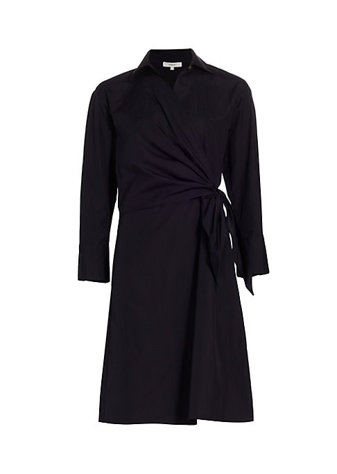 Cinch-Waist Cotton Dress
