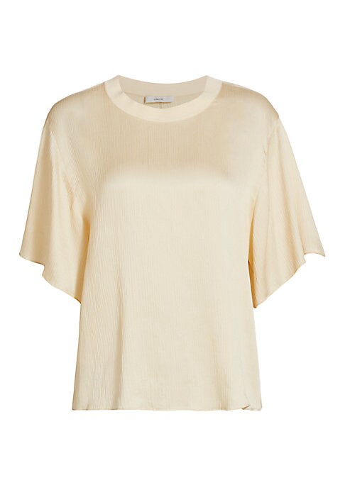 Draped Silk Tee