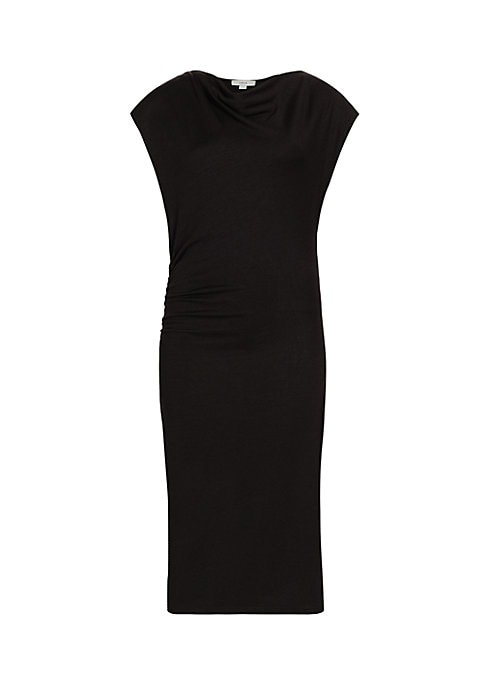 Draped Midi Elegance