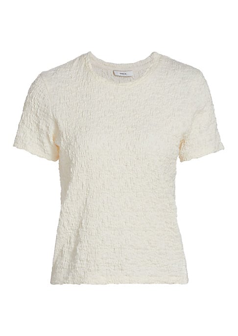 Smocked Short Sleeve Tee