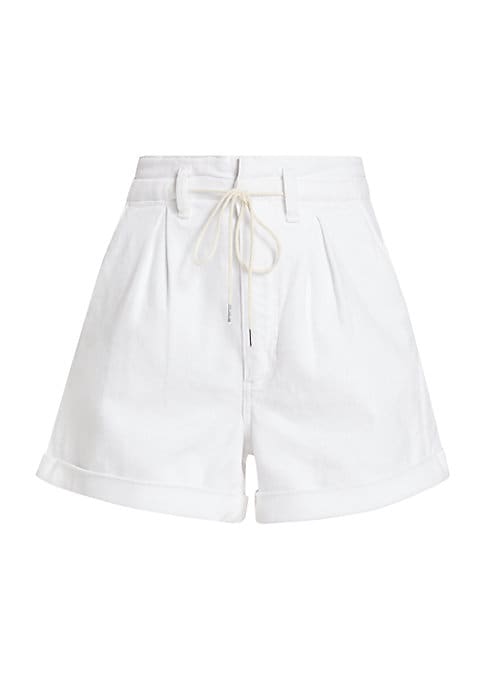 High-Rise Drawstring Shorts