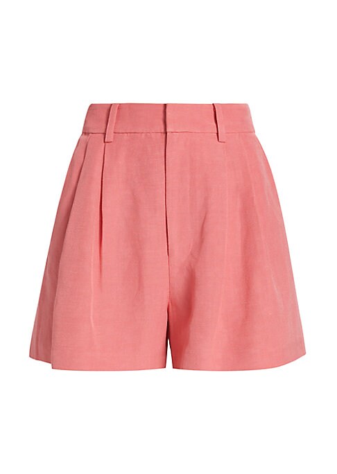 Chic Linen Tailored Shorts