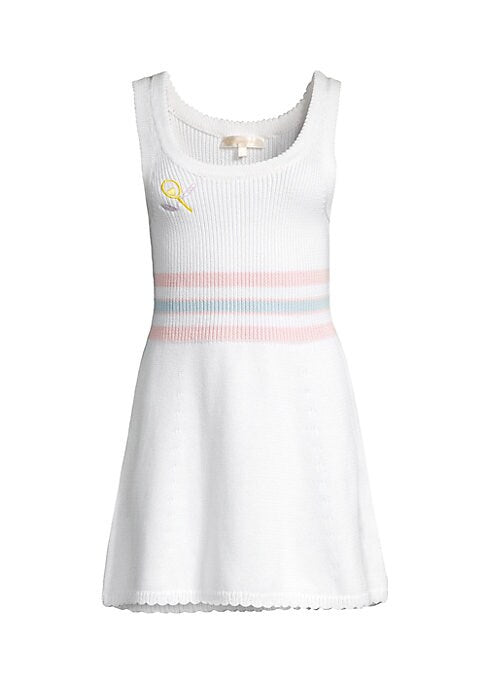 Chic Scallop-Trim Dress