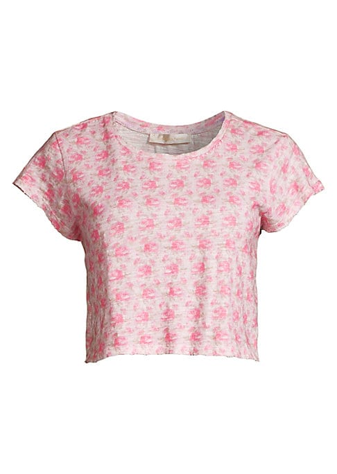 Cropped Cotton Charm Tee