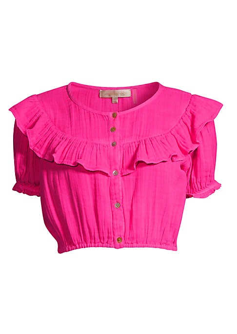Ruffled Cropped Charm
