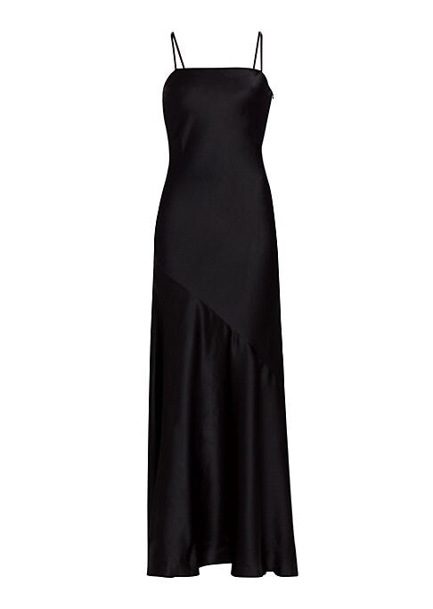 Silk Elegance Maxi Dress