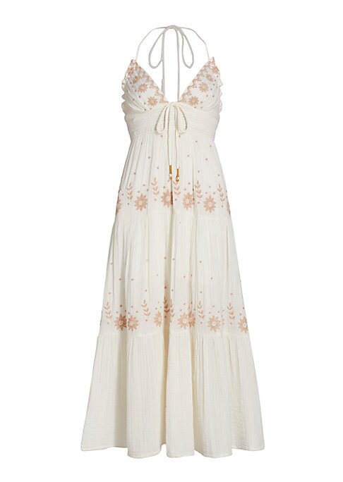 Floral Tiered Cotton Dress